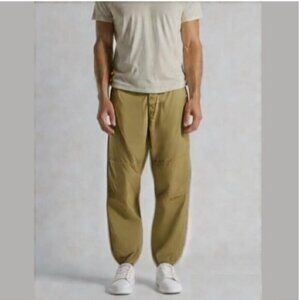 Edun Terra Khaki Poplin Pants Size 34